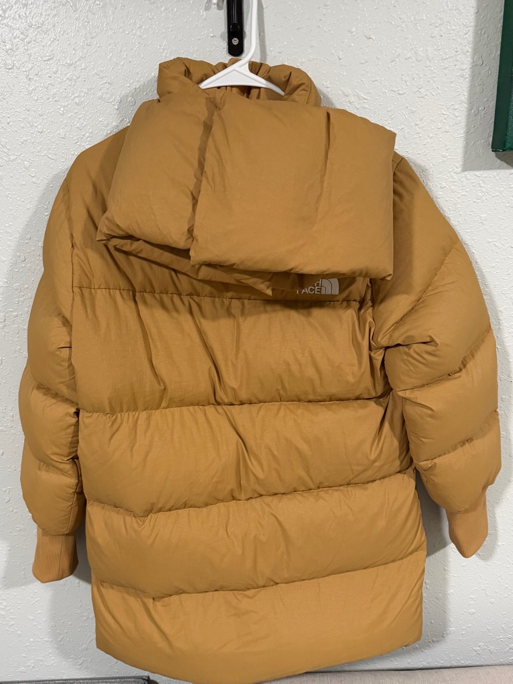 The North Face Women's almond butter Glacier Basin Parka with detachable scarf M - Picture 4 of 12